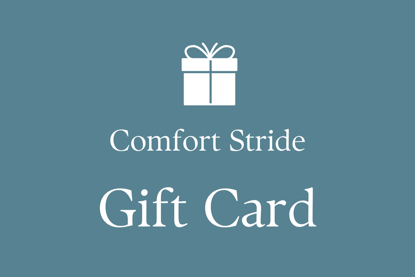 Gift Card Comfort Stride
